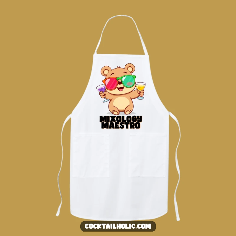 Funny Juggling Bear Chef Apron: Cook Up Laughs with This Hilarious Kitchen Gift!