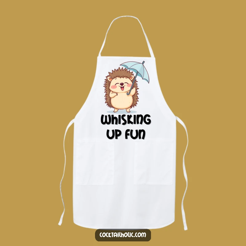 Funny Hedgehog Dance Apron - Hilarious Kitchen Fun & Gift