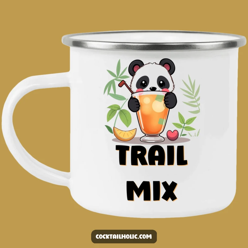 Funny Panda Cocktail Camping Mug: Adventure Ready & Hilarious, Perfect Funny Gift