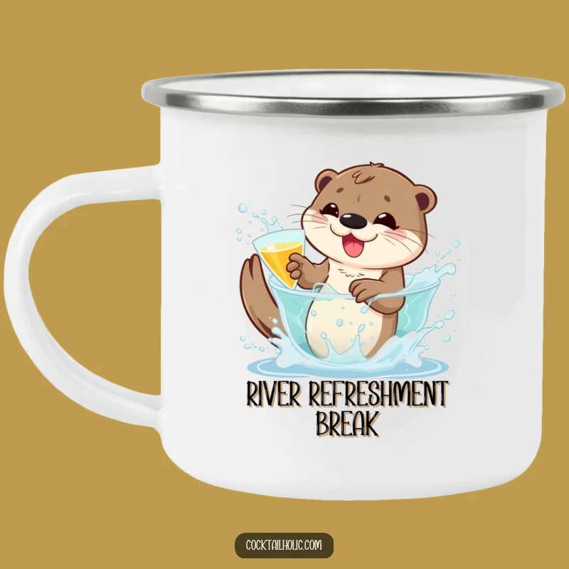Funny Otter Camping Mug: Your Playful Trail Buddy Funny Gift