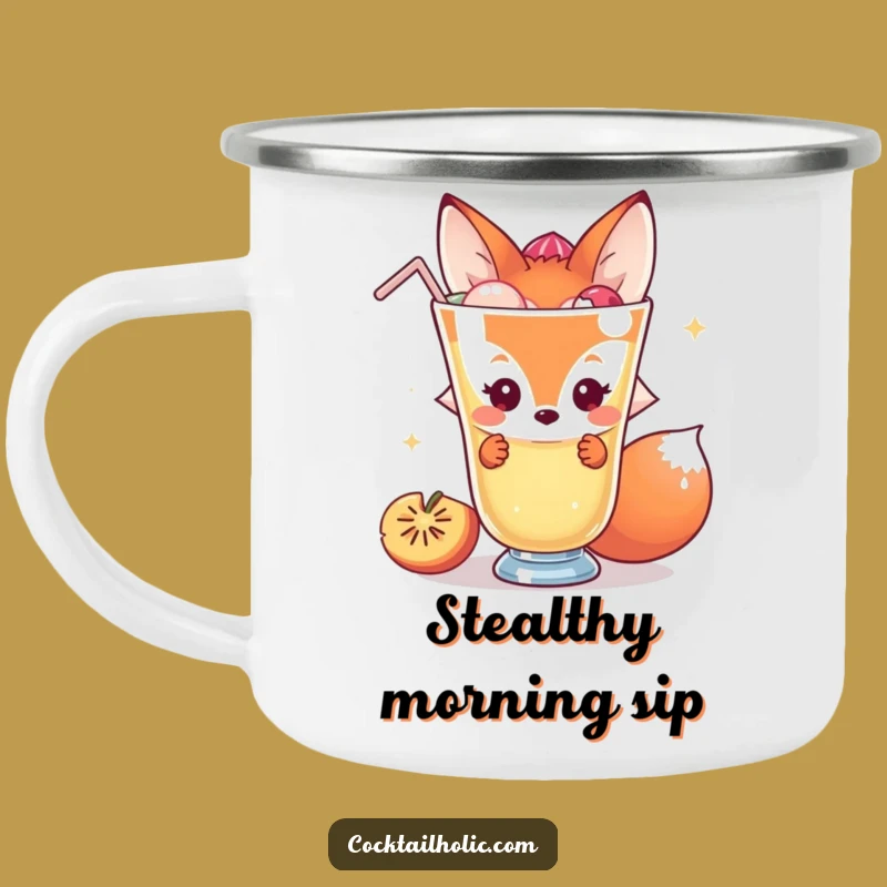 Funny Fox Camping Mug: Your Shy Trail Buddy Funny Gift