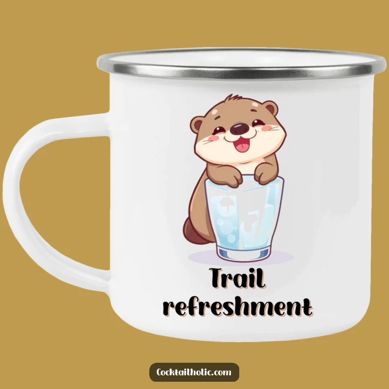 Funny Otter Camping Mug: Adventure Slide - A Great Funny Gift!