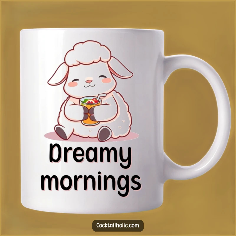 Funny Sheep Drink Mug: Relax & Sip, Perfect Funny Gift for Cozy Moments