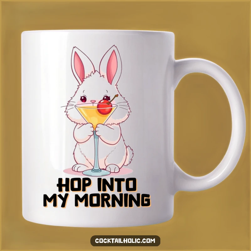Funny Bunny Martini Mug: Hoppy Hour Humor, Perfect Funny Gift