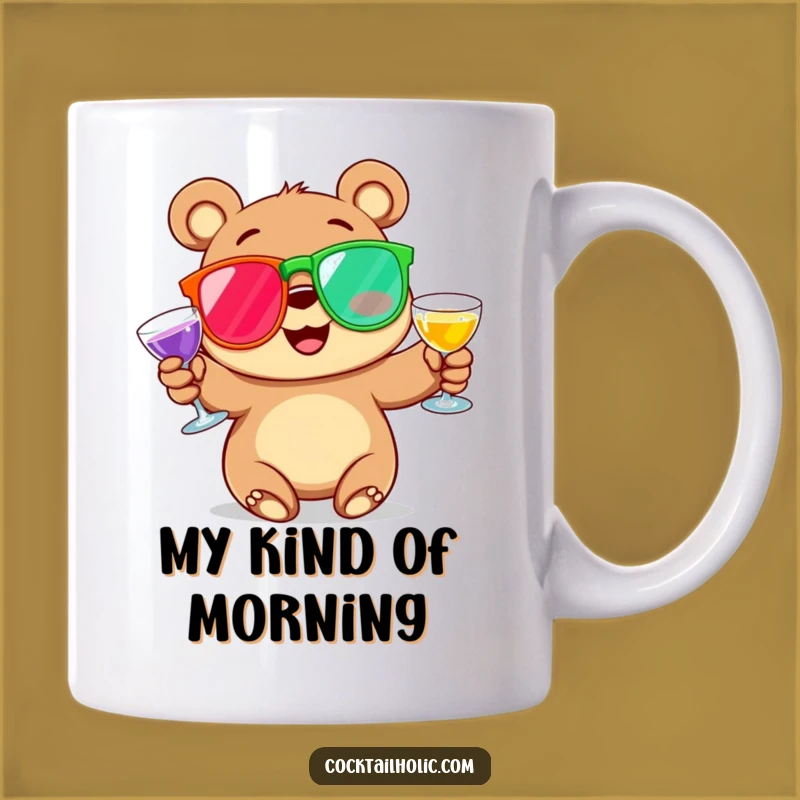 Funny Bear Cocktail Juggler Mug: A Hilarious Gift for the Life of the Party!