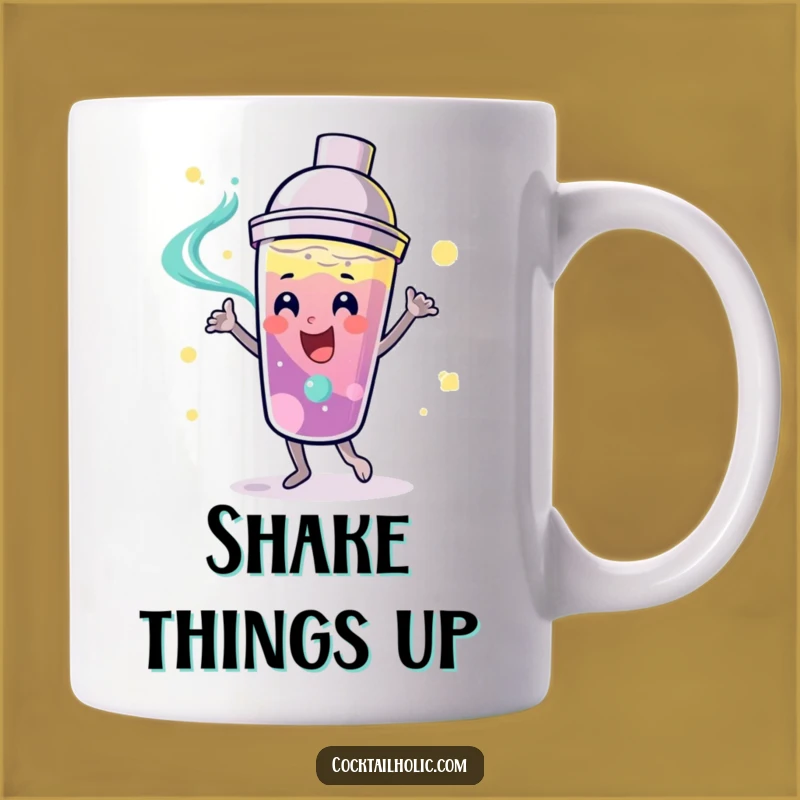 Funny Dancing Cocktail Shaker Mug - Swirling Liquid Party Gift!