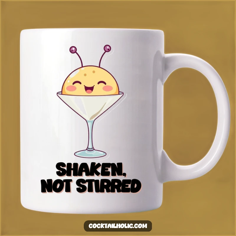 Funny Martini Creature Mug - Happy Wiggling Antennae Gift