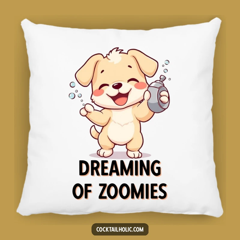 Funny Puppy Pillow: Soft Joyful Cushion, Cozy Funny Gift for Dog Lovers