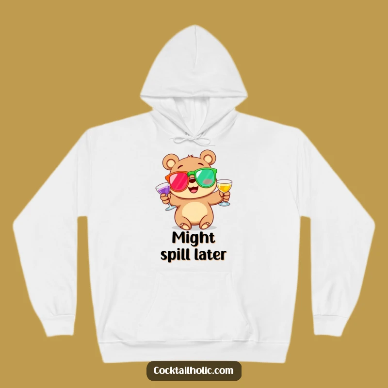 Cozy Funny Juggling Bear Hoodie: Stay Warm and Laugh with this Hilarious Gift!