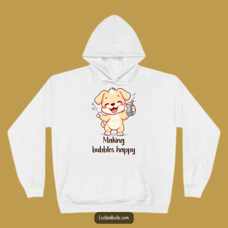 Cozy Funny Puppy Hoodie: Joyful Shaking Design, Ultimate Funny Gift for Dog Moms