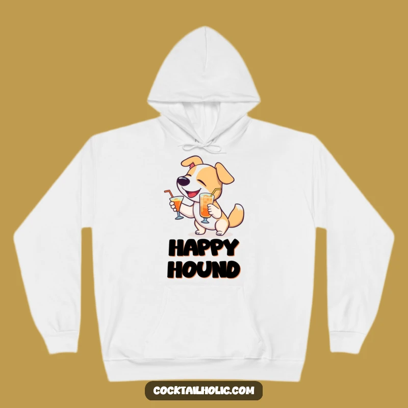 Funny Dog Cocktail Hoodie: Cozy Comfort & Canine Cheer, Perfect Funny Gift