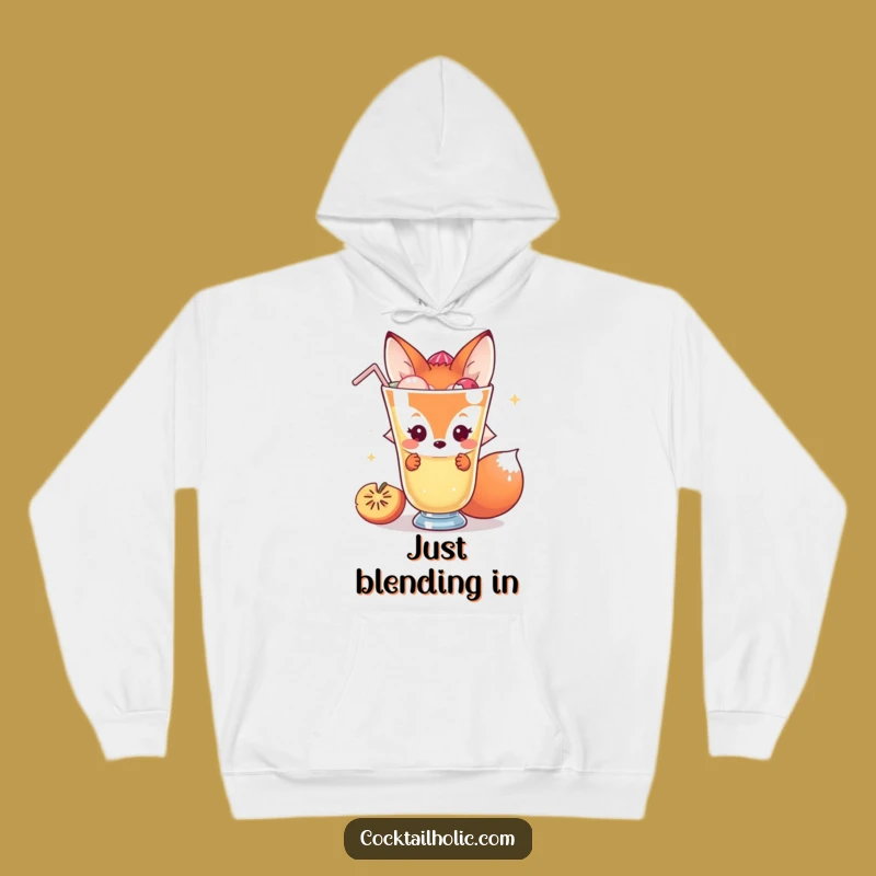 Funny Fox Hoodie: Cozy Up with this Shy Cocktail Funny Gift