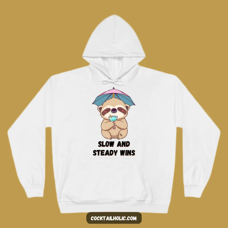 Funny Sloth Hoodie: Cozy Up with this Hilarious Cocktail Apparel Funny Gift