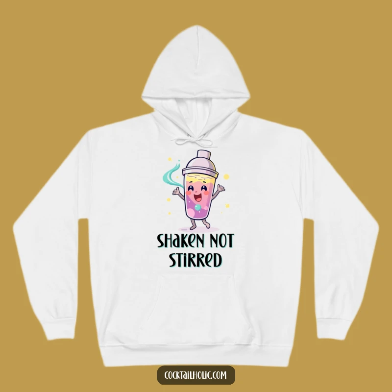 Funny Dancing Cocktail Shaker Hoodie - Swirling Liquid Cozy Gift!