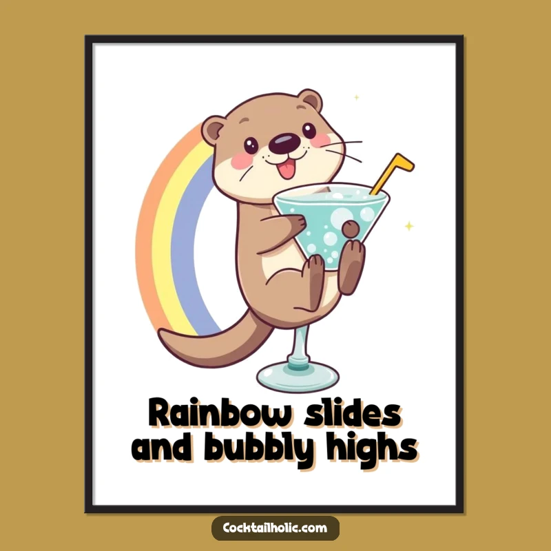 Free Printable Otter Wall Art: Playful Downloadable Decor for a Joyful Space!