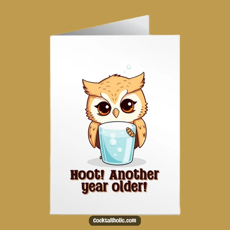 Free Printable Owl Birthday Card: Wise Wishes & Mysterious Brew for a Fun Celebration