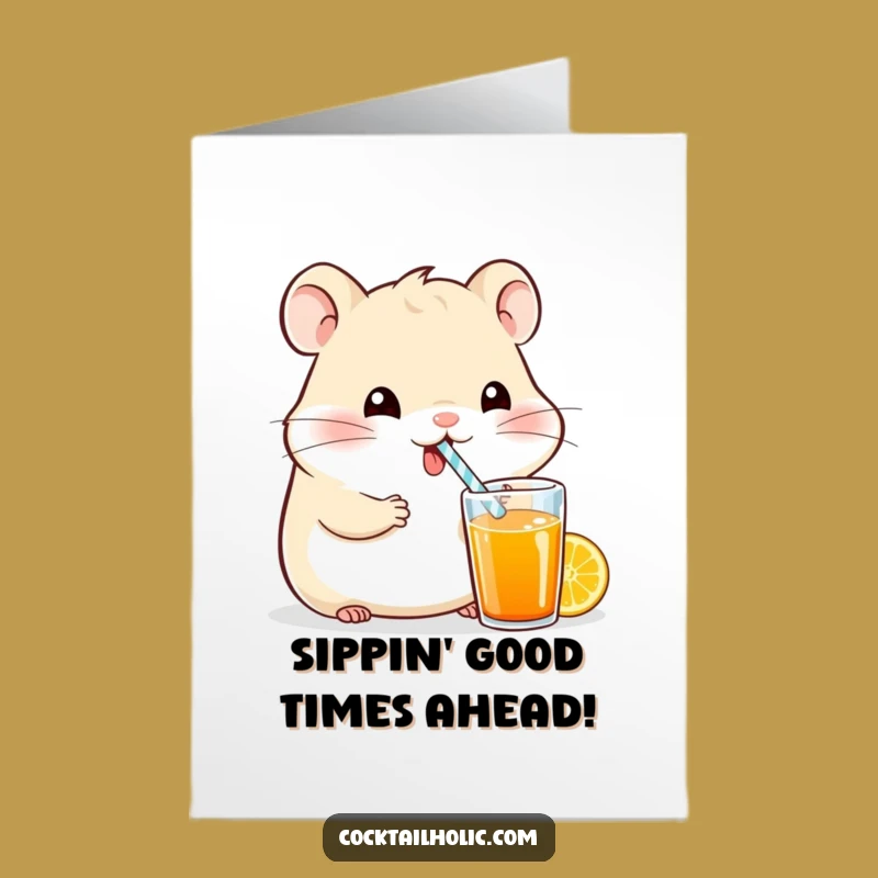 Free Printable Hamster Birthday Card: Funny Downloadable Gift for Pet Lovers!