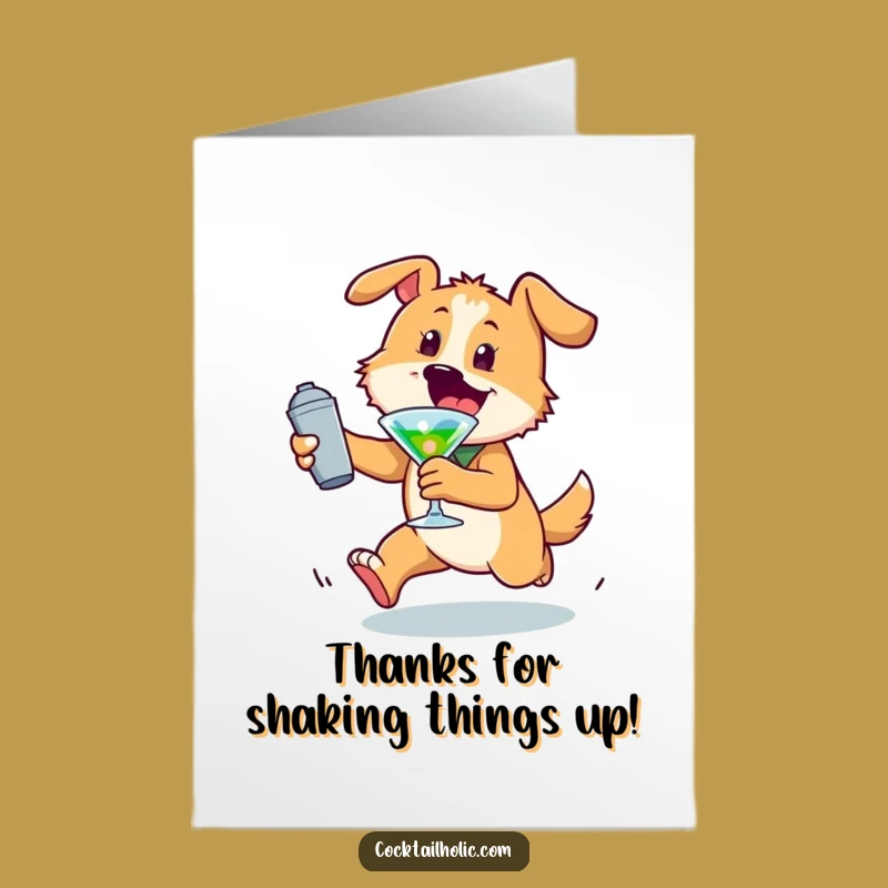 Free Printable Dog Thank You Card: Energetic Thanks Downloadable Surprise