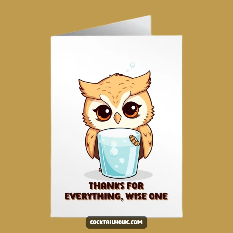 Free Printable Owl Thank You Card: A Thoughtful Brew for Expressing Gratitude
