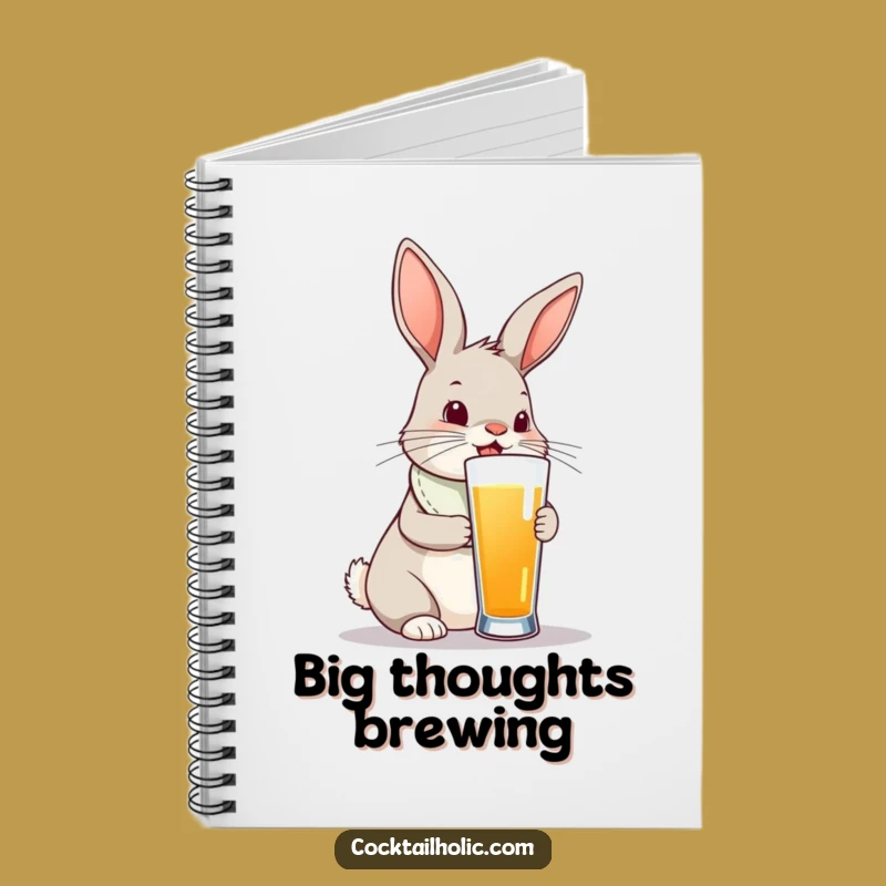 Funny Bunny Notebook: Tall Drink Notes - Your Go-To Funny Gift!
