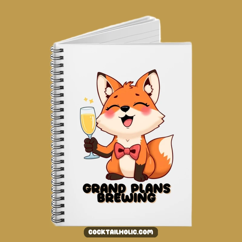 Funny Giggling Fox Notebook: Dapper Journal, Perfect For Notes & Gifts