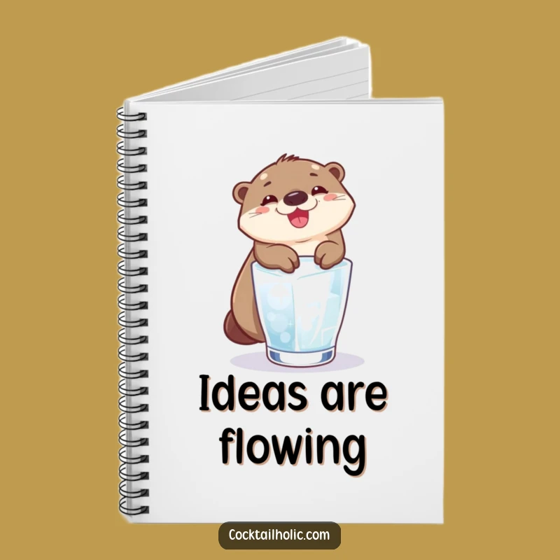 Funny Otter Notebook: Ice Slide Ideas - Your Go-To Funny Gift!