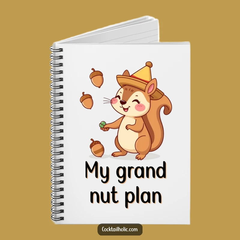 Funny Squirrel Sombrero Notebook: Jot Down Your Fiesta Ideas!