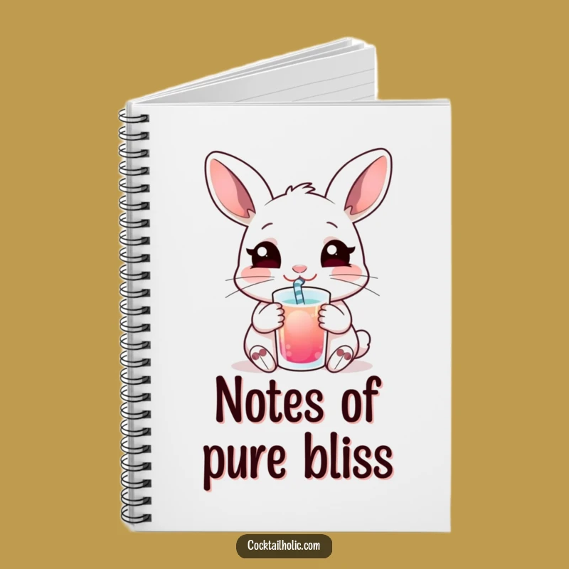 Funny Rabbit Notebook: Peaceful Drinker Journal, Creative Funny Gift for Writers