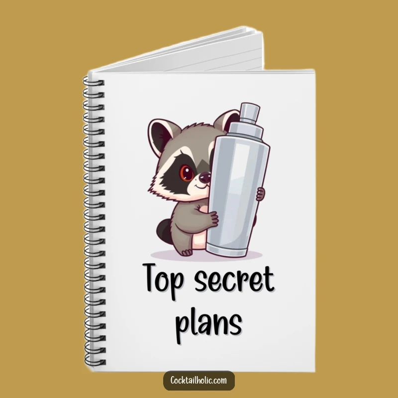 Funny Raccoon Notebook: Mischievous Ideas Journal, Creative Funny Gift for Writers