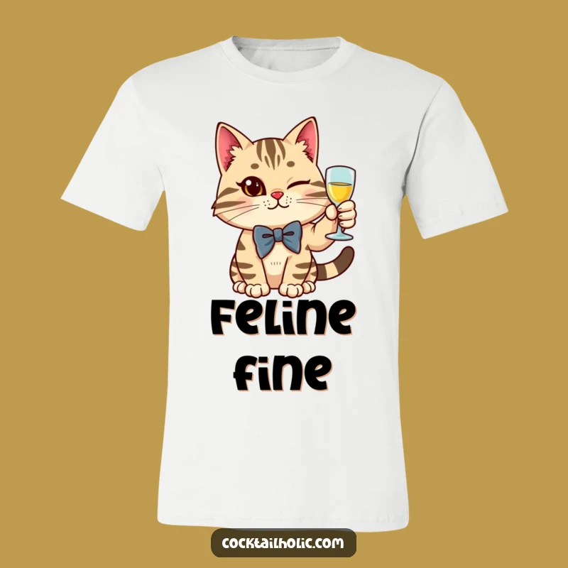 Funny Cat Bow Tie T-Shirt: Dapper & Witty - The Ultimate Funny Gift!