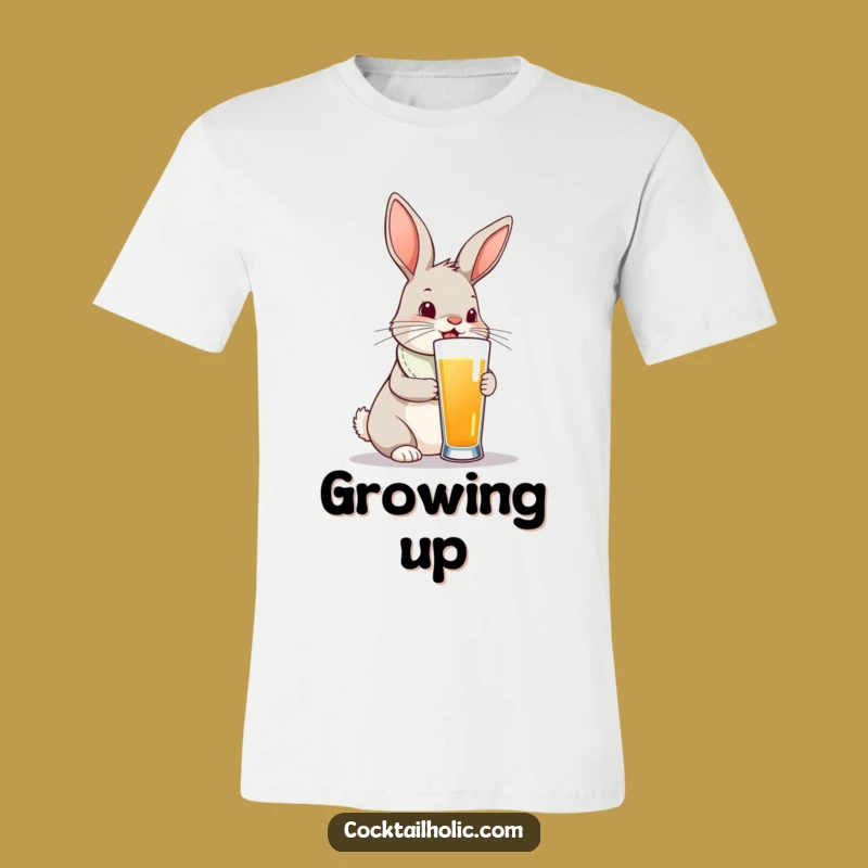 Funny Bunny Bib T-Shirt: Tall Drink Adventure - The Ultimate Funny Gift!
