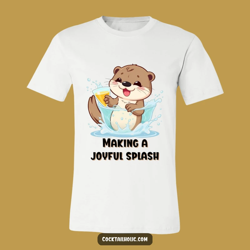 Funny Otter T-Shirt: Make a Splash Funny Gift for Cocktail Parties