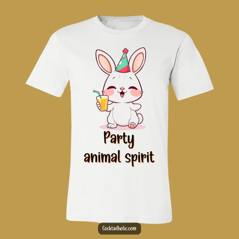 Funny Bunny Party T-Shirt: Hilarious Celebration Tee, Perfect Fun Gift for Women