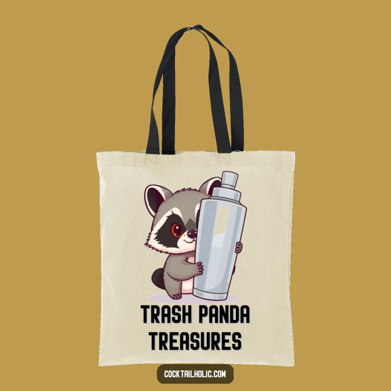 Funny Raccoon Tote Bag: Shaker Peeker Accessory, Stylish Funny Gift Bag